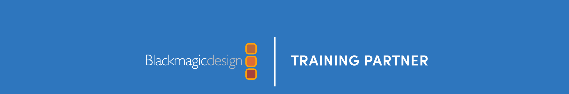 Blackmagic design training partner logo
