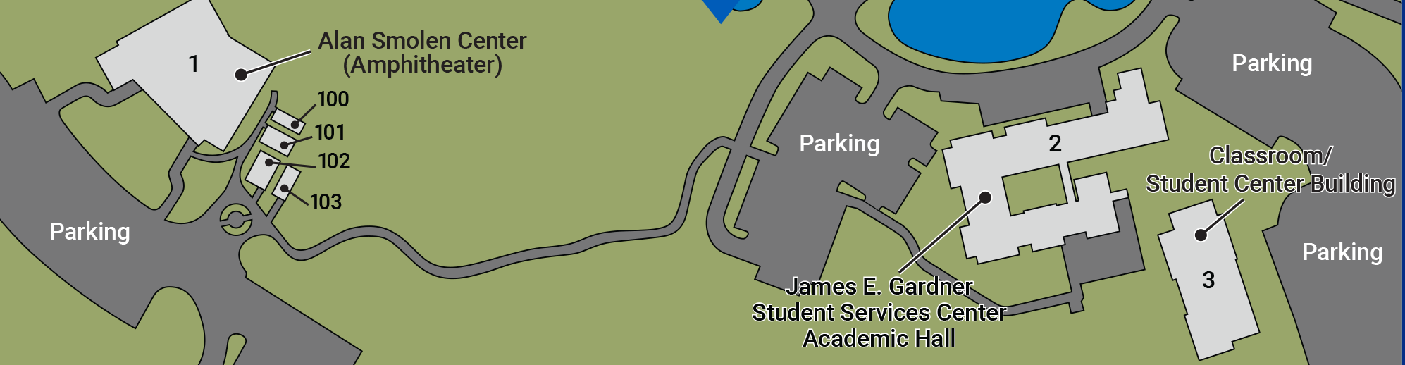 Flagler/Palm Coast campus map