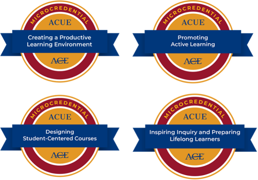 ACUE Digital Badges