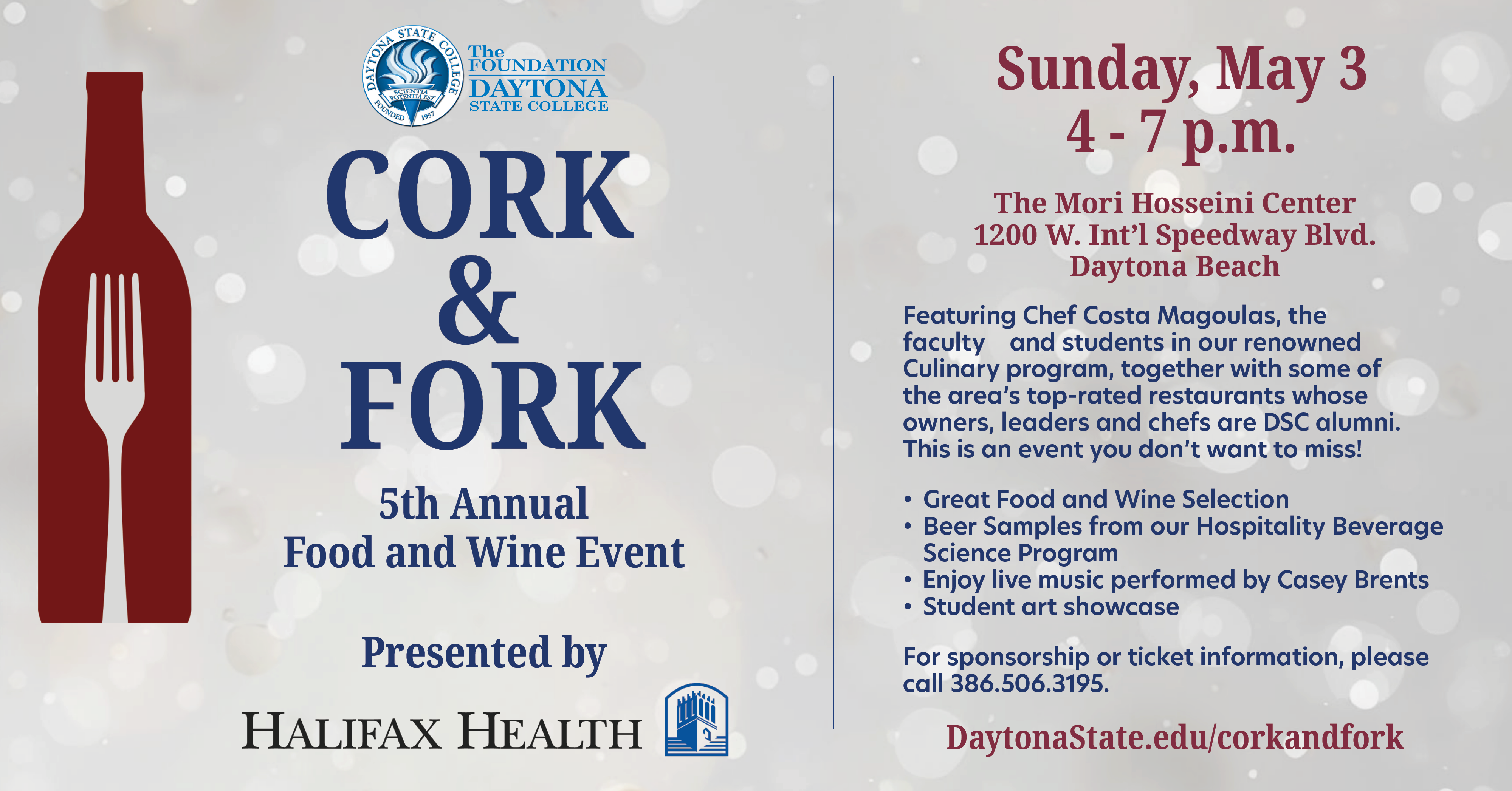 Cork and fork postcard