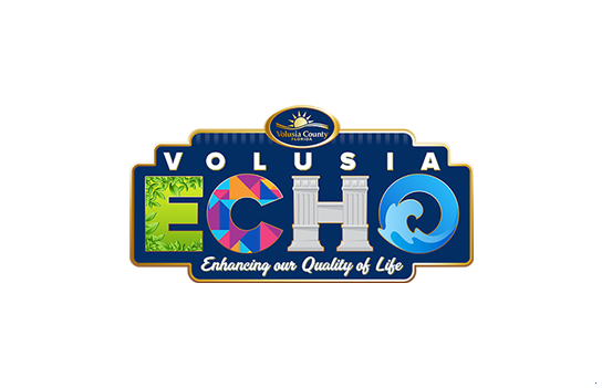 Volusia ECHO logo, "Enhancing our quality of life."