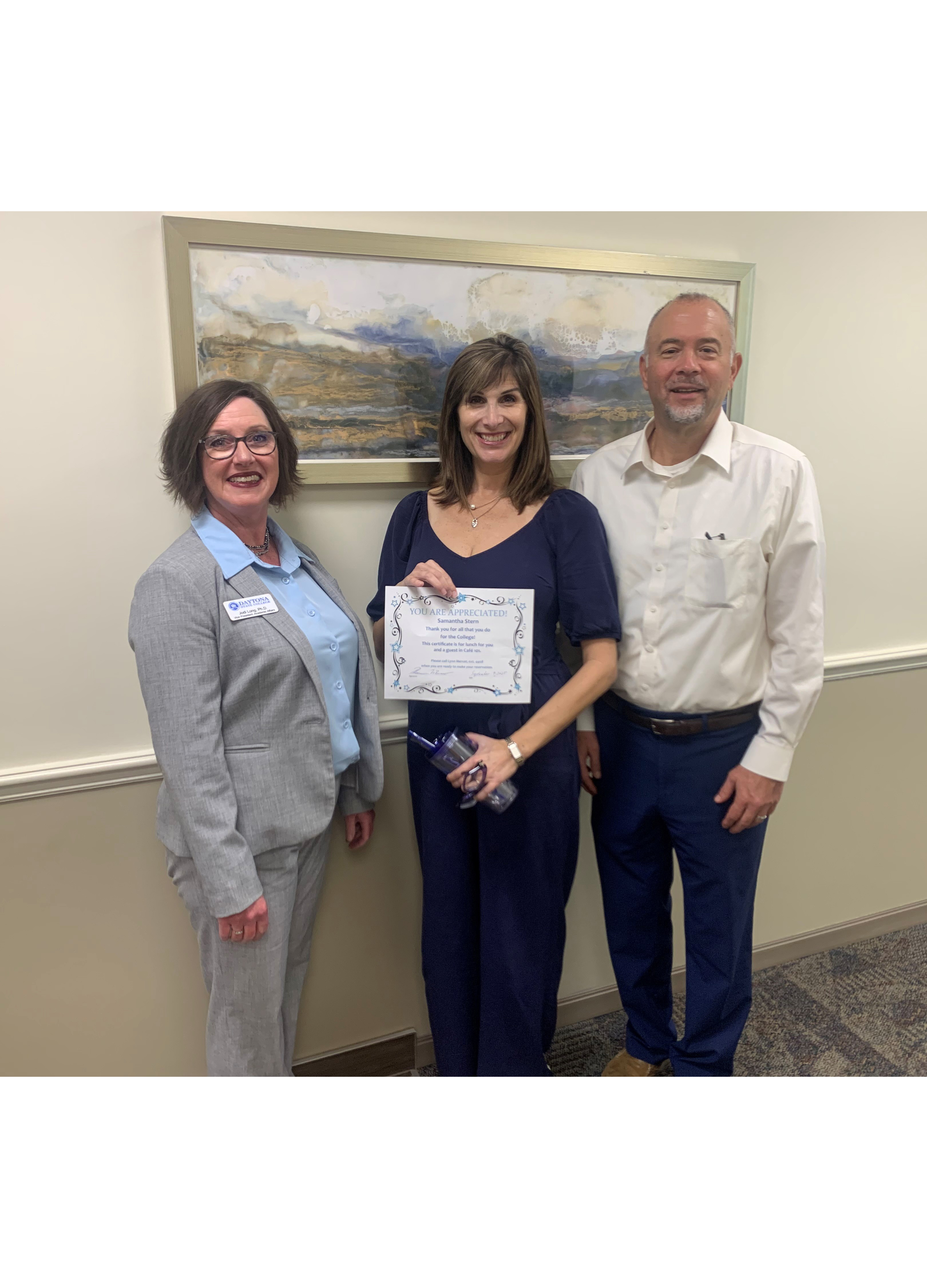 Outstanding Employee Samantha Stern