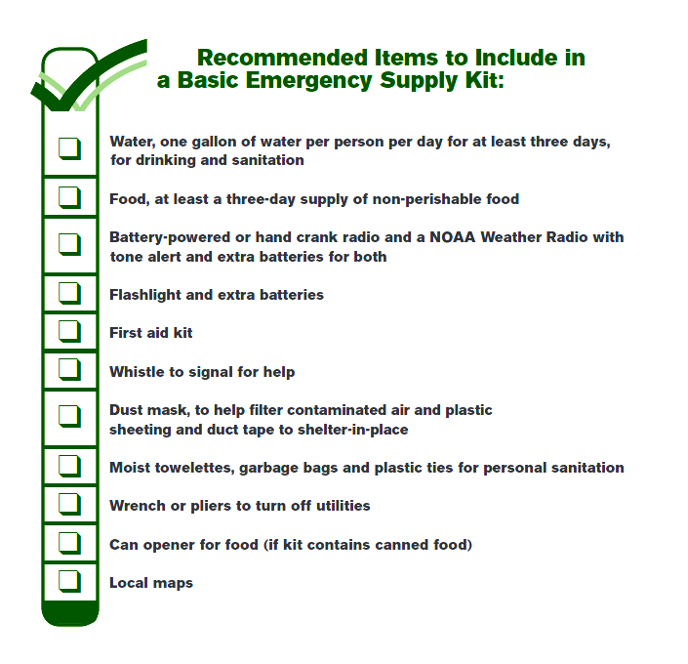 Basci Emergency Supply Kit