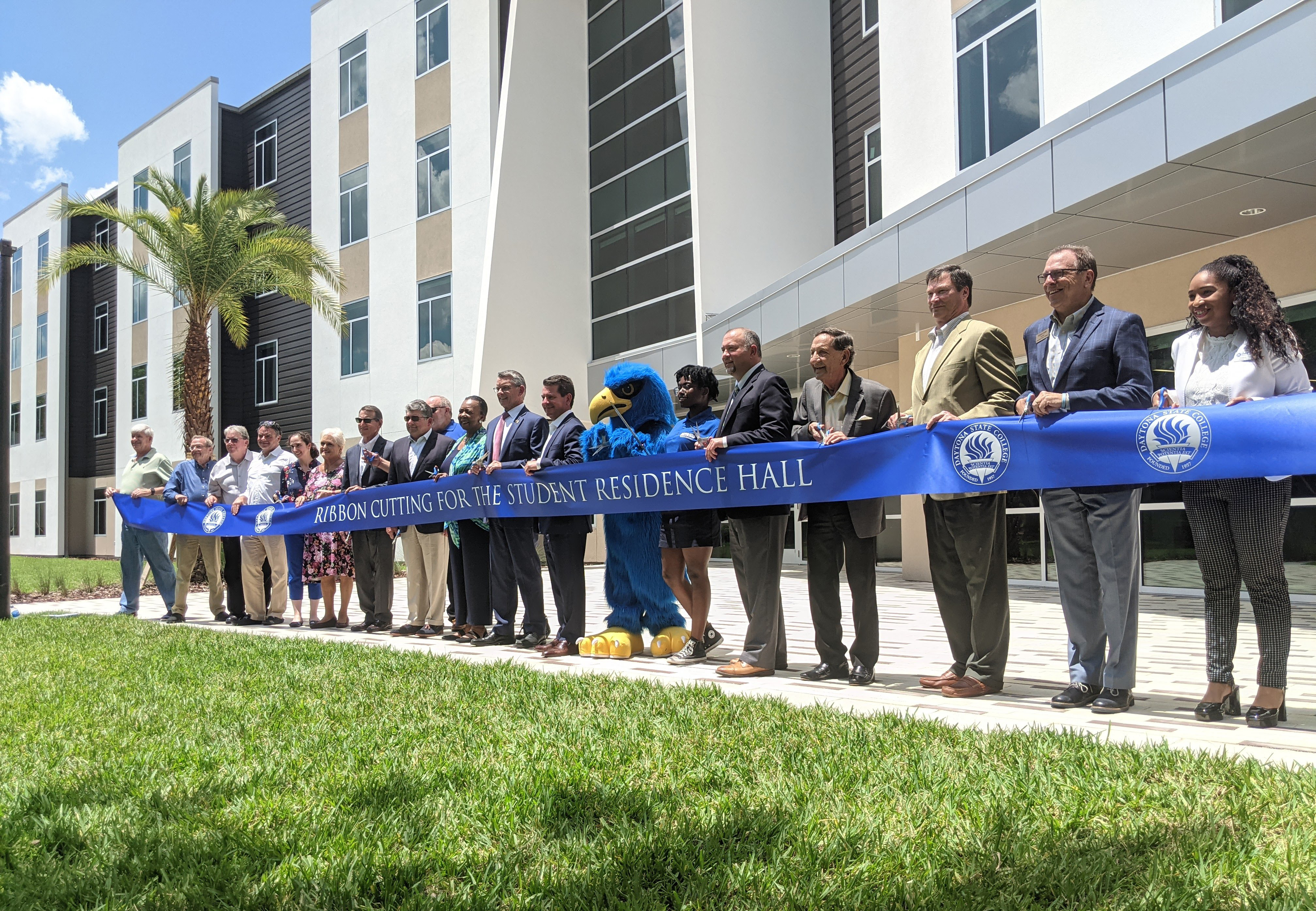 DSC officials at the ribbon cutting ceremony